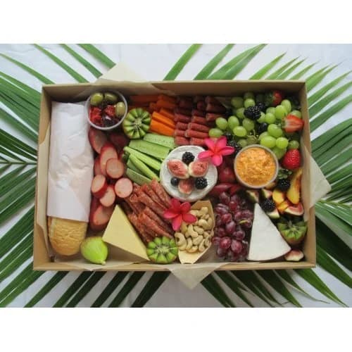 Small Kraft Catering Tray (22x22x8cm)