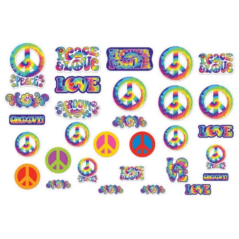 Feeling Groovy Cutouts - 30pcs