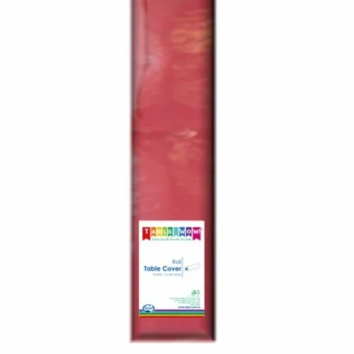 Burgandy Tablecover Roll 30M