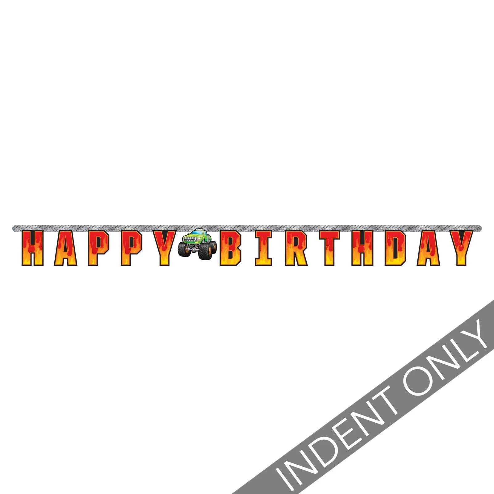 Monster Truck Rally Jointed Banner