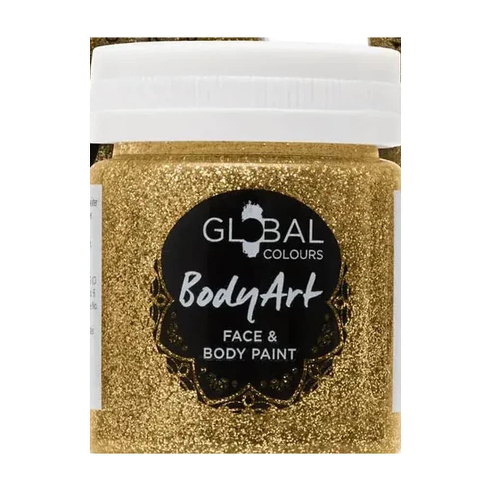 Gold Glitter Face & Body Paint - 45ml
