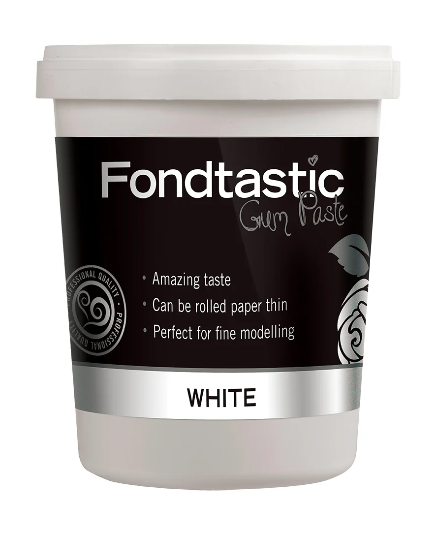 Fondtastic Ready To Use Gum Paste White 2lb 908gm