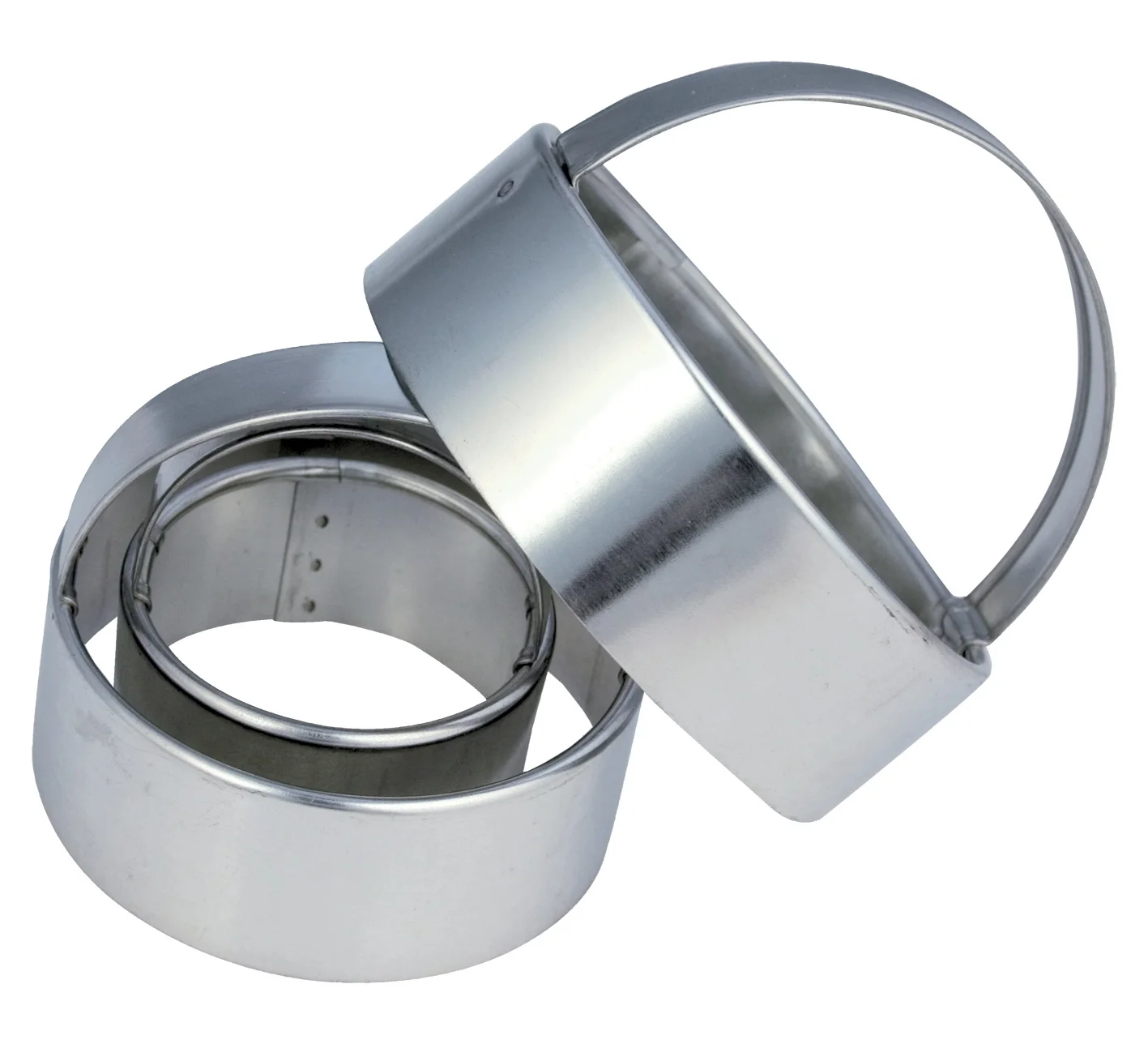 Mondo Round Plain Cutters S/S Set 3 Piece