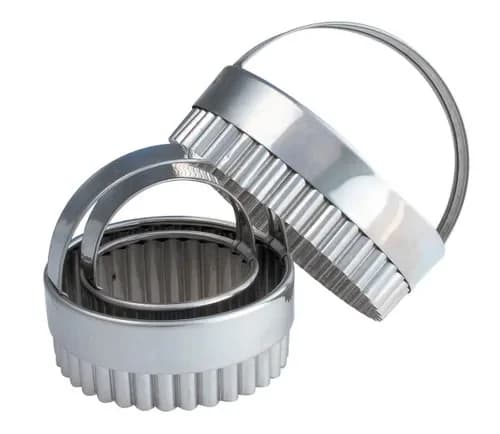 Mondo Round Crinkled Cutters S/S Set 3 Piece