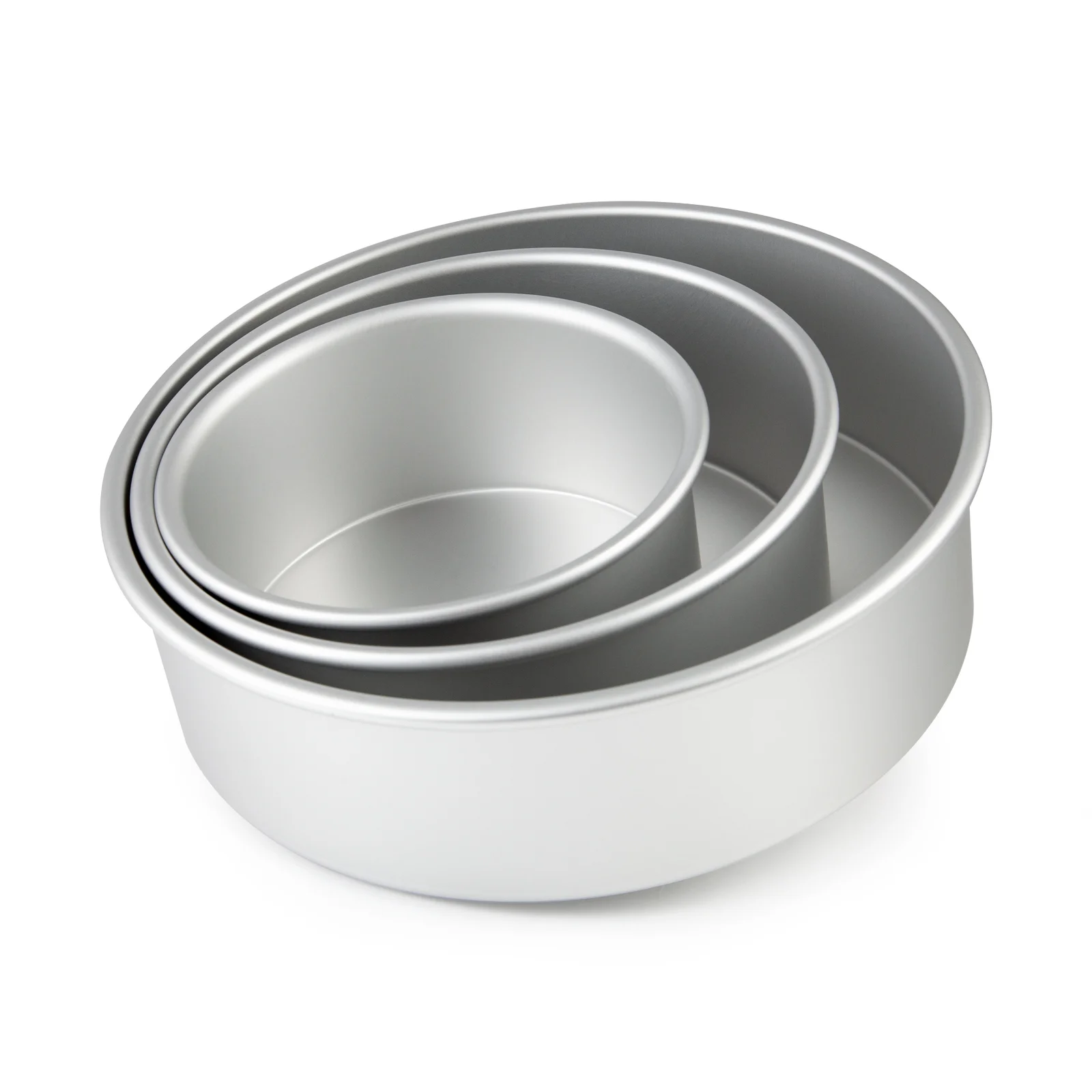 Mondo Pro Set of 3 Round 3inch Deep Cake Pans ( 6in/ 8in/ 10in)