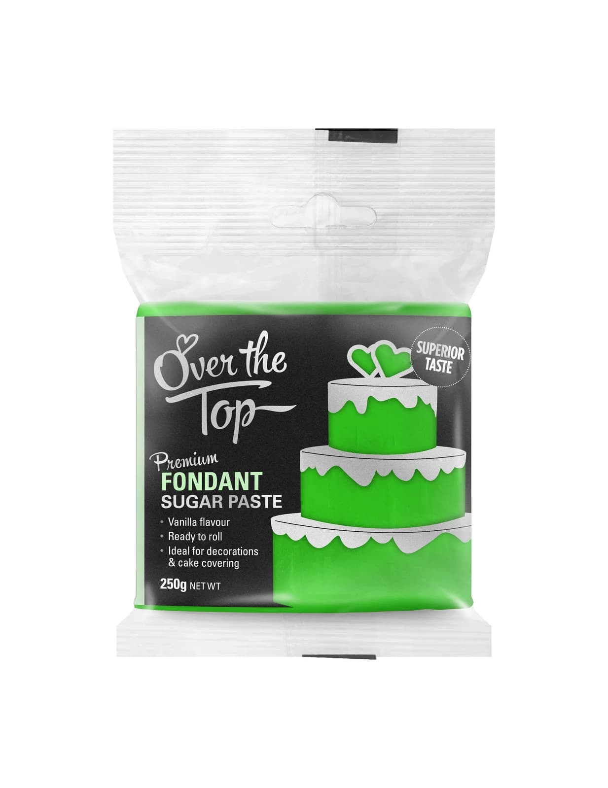Over the Top Grass Green Premium Fondant 250gm