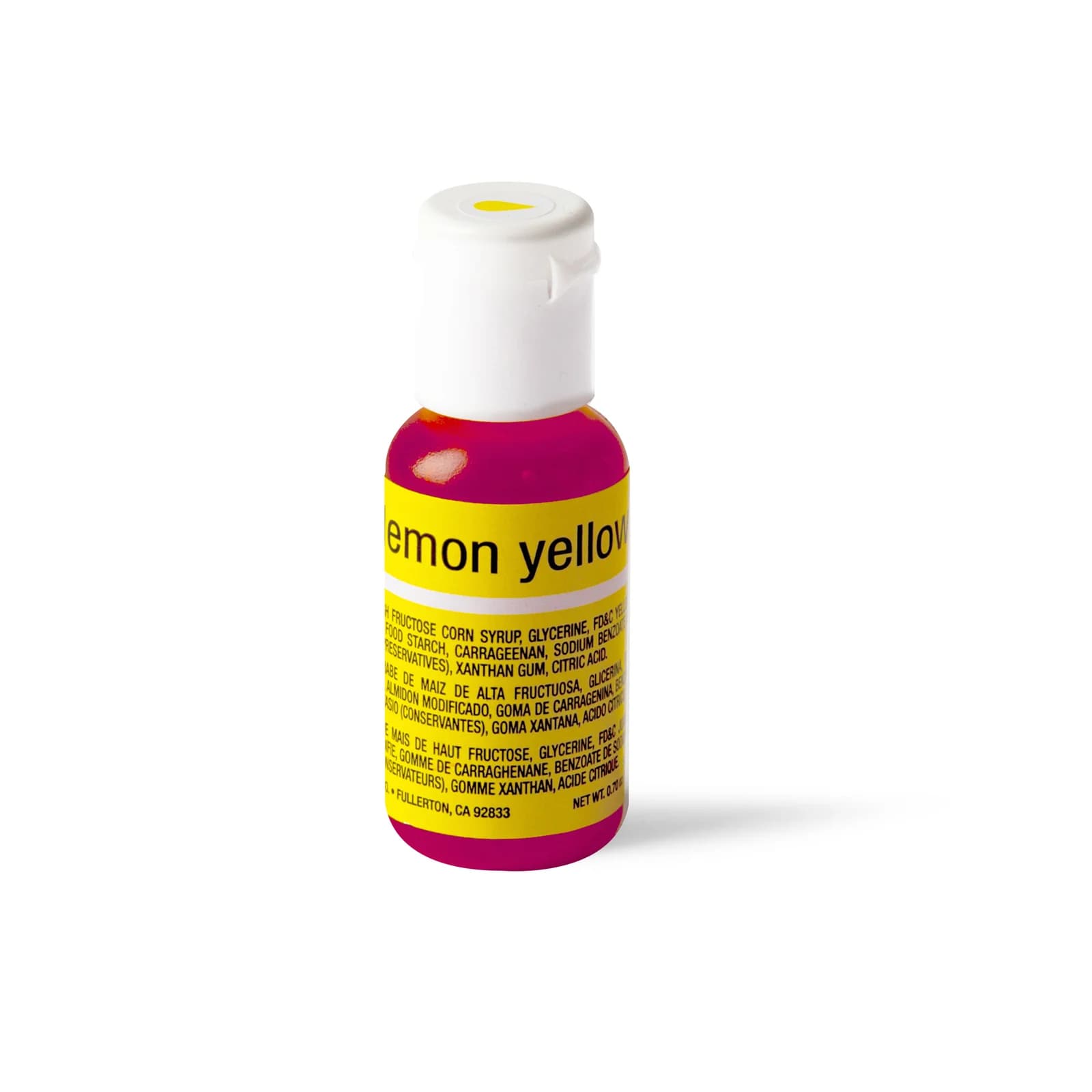 Chefmaster Lemon Yellow Liqua-Gel (20ml)