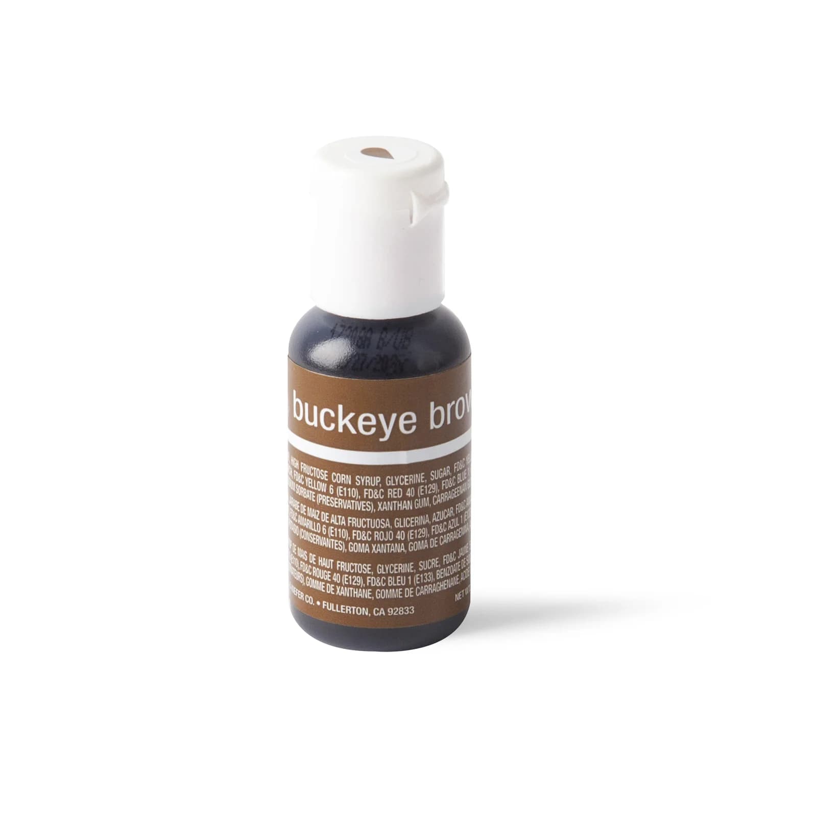Chefmaster Liqua-Gel Buckeye Brown 0.7oz/20ml