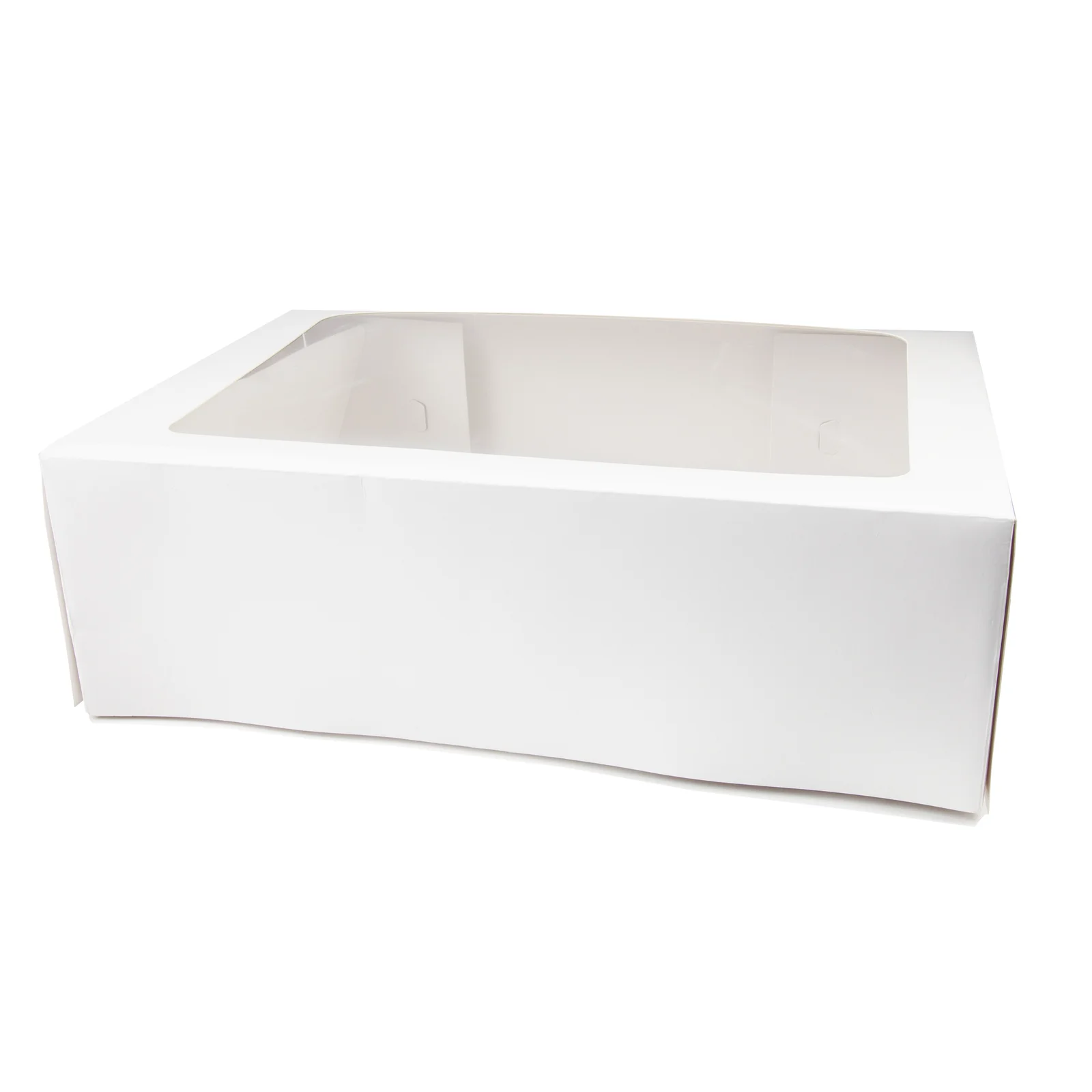 Mondo White Cake Box 6in Tall Rect 12 inch x 18 inch