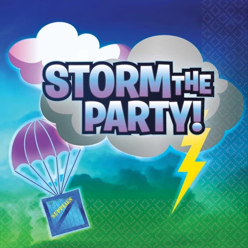 Fortnite Lunch Napkins - Pk 16