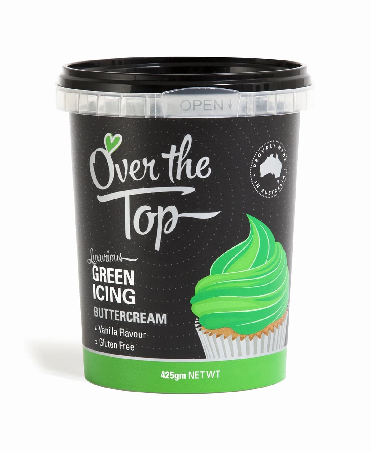 Over The Top Green Buttercream (425g)