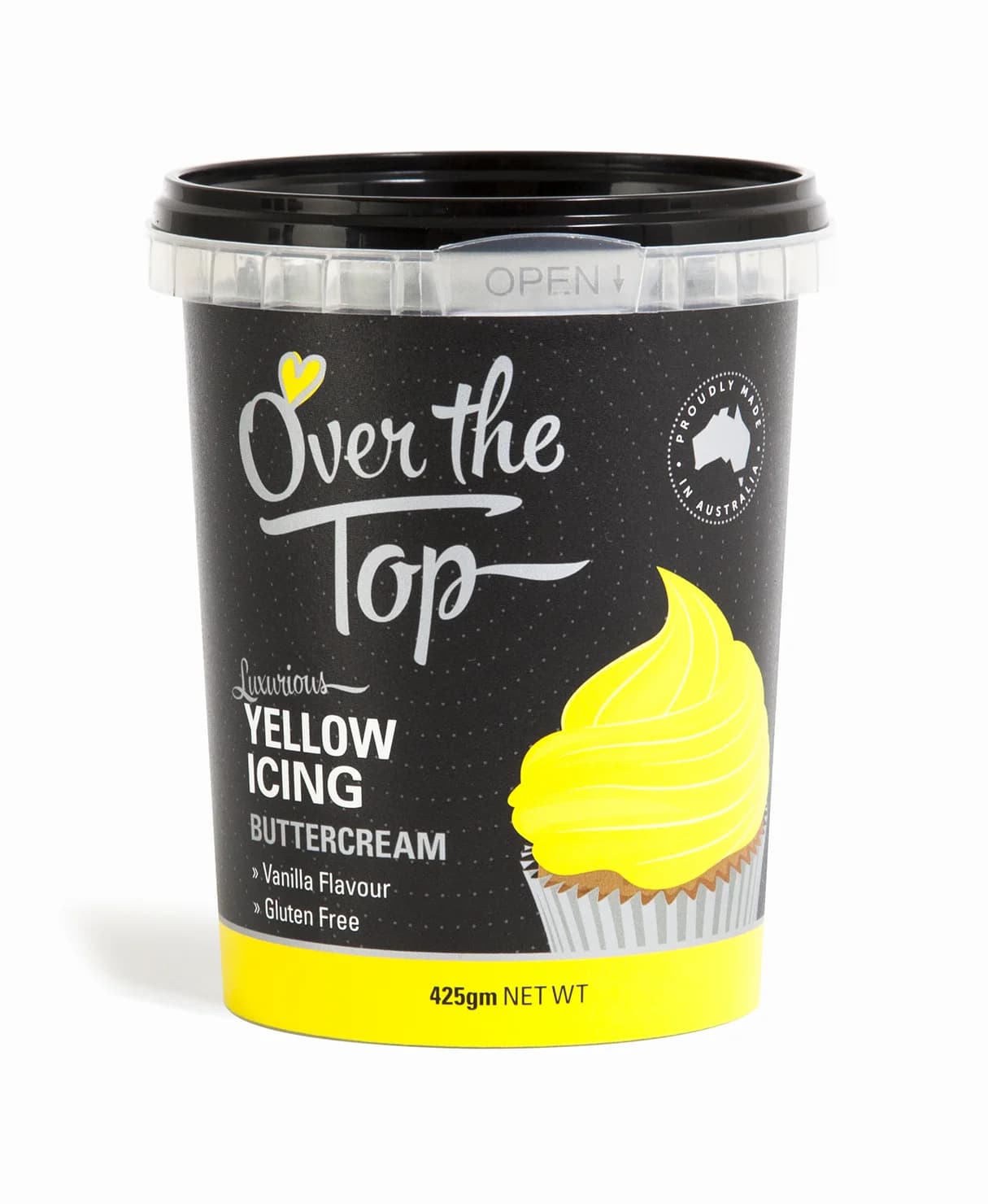 Over The Top Buttercream Yellow 425g