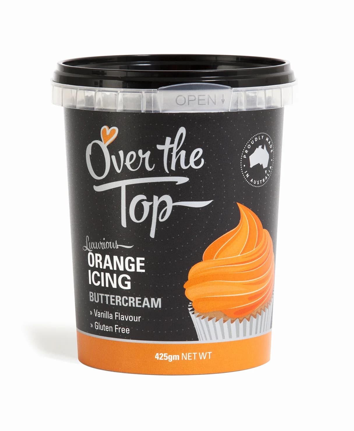 Over The Top Orange Buttercream (425g)