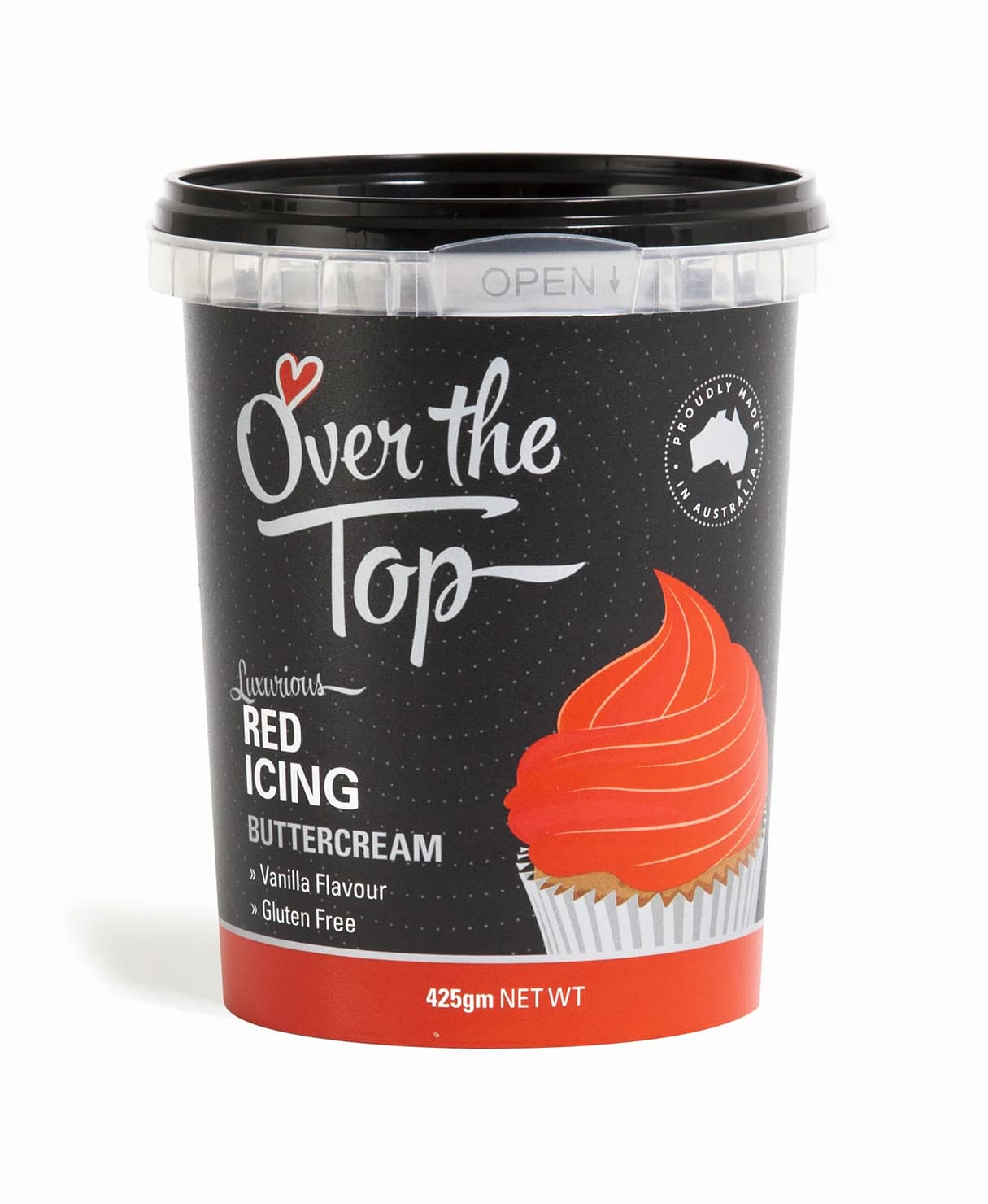 Over The Top Red Buttercream (425g)