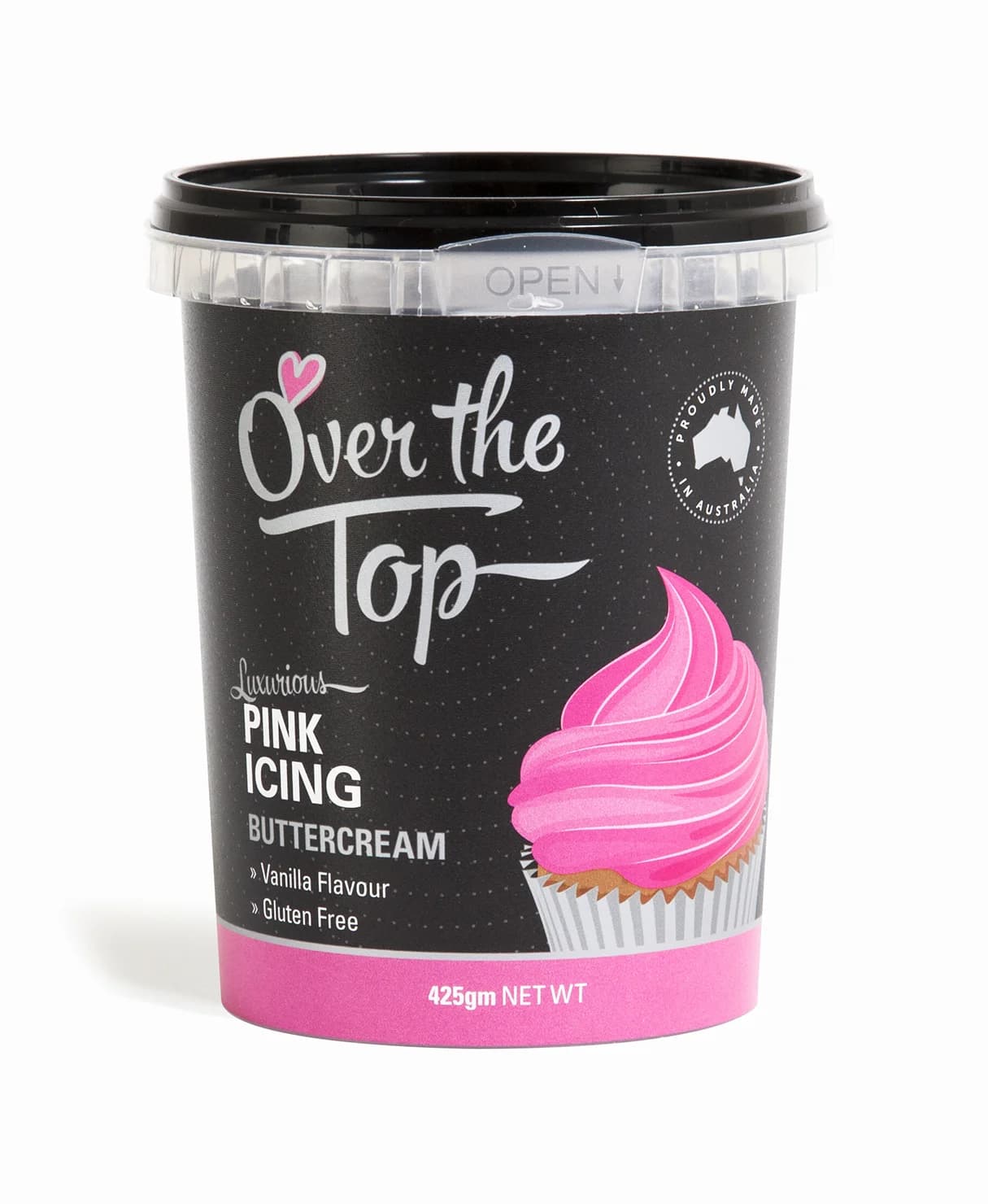 Over The Top Pink Buttercream (425g)