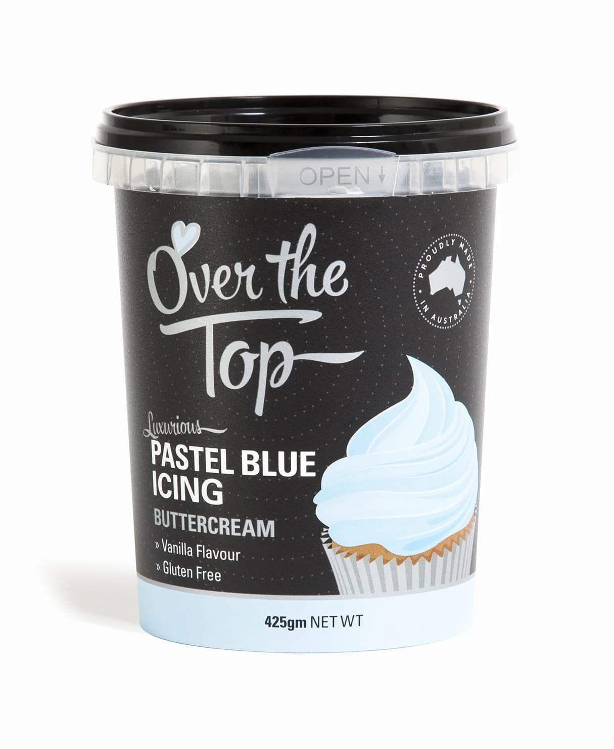 Over The Top Pastel Blue Buttercream (425g)