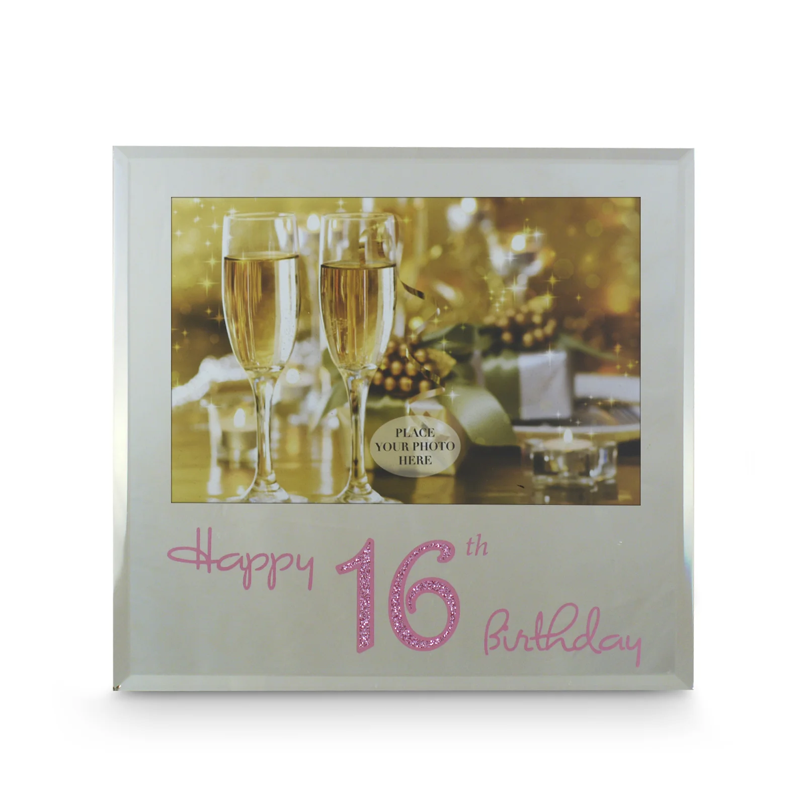 Happy 16th 6x4 Frame With Pink Text