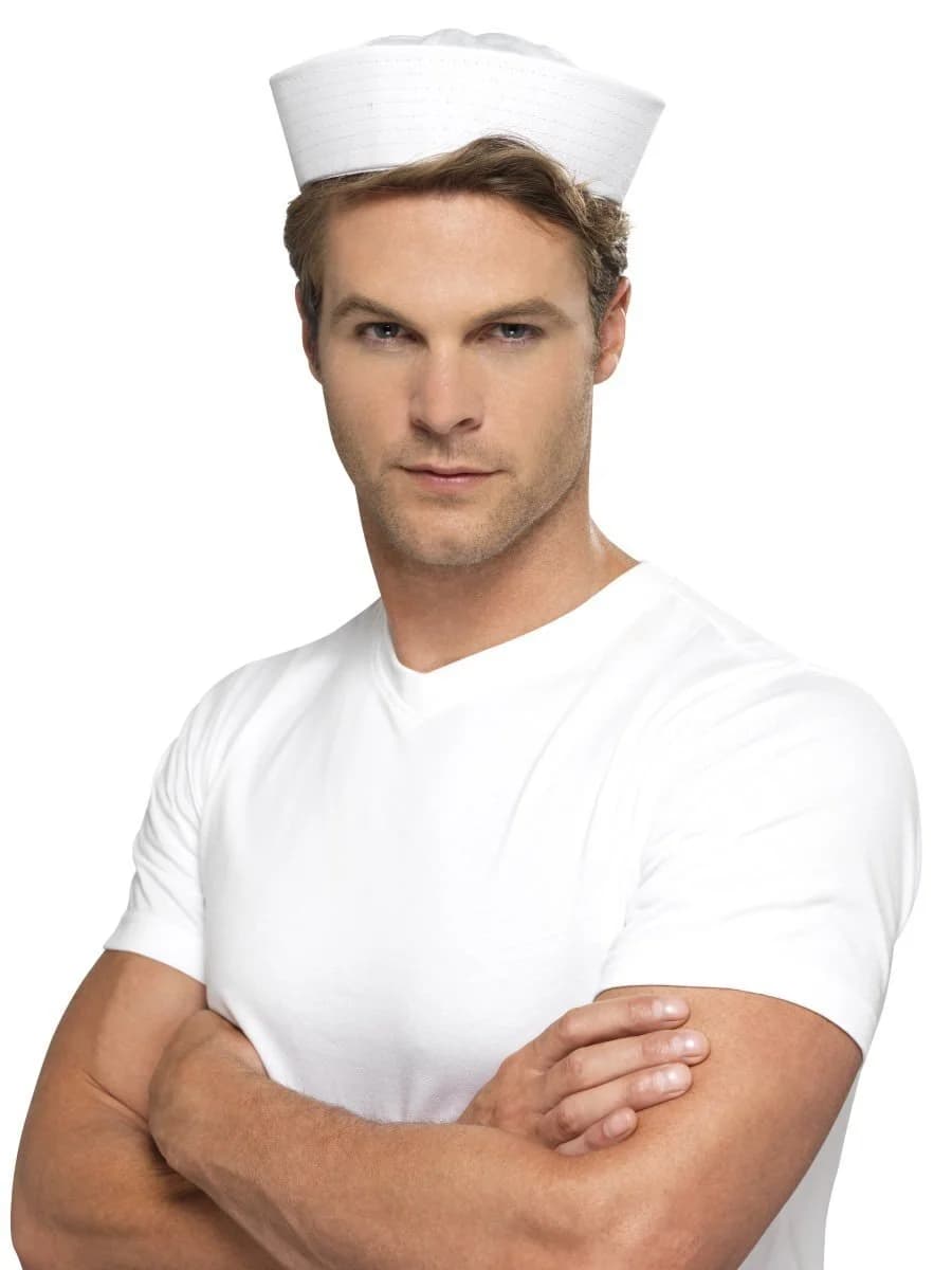 White Sailor Doughboy Hat