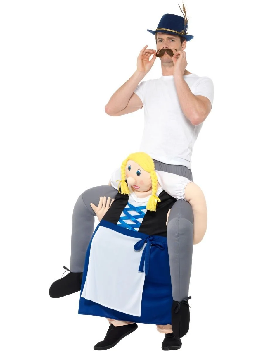 Piggyback Bavarian Beer Maiden Costume