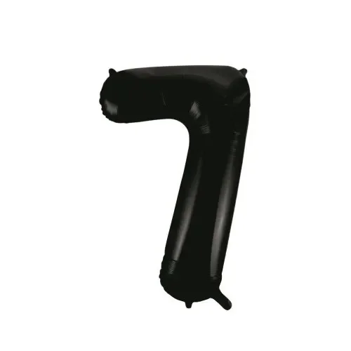 Black Number 7 Foil Balloon (86cm)