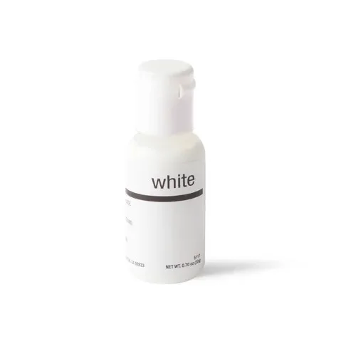 Chefmaster Liqua-Gel Bright White 0.9oz/25ml - GST FREE