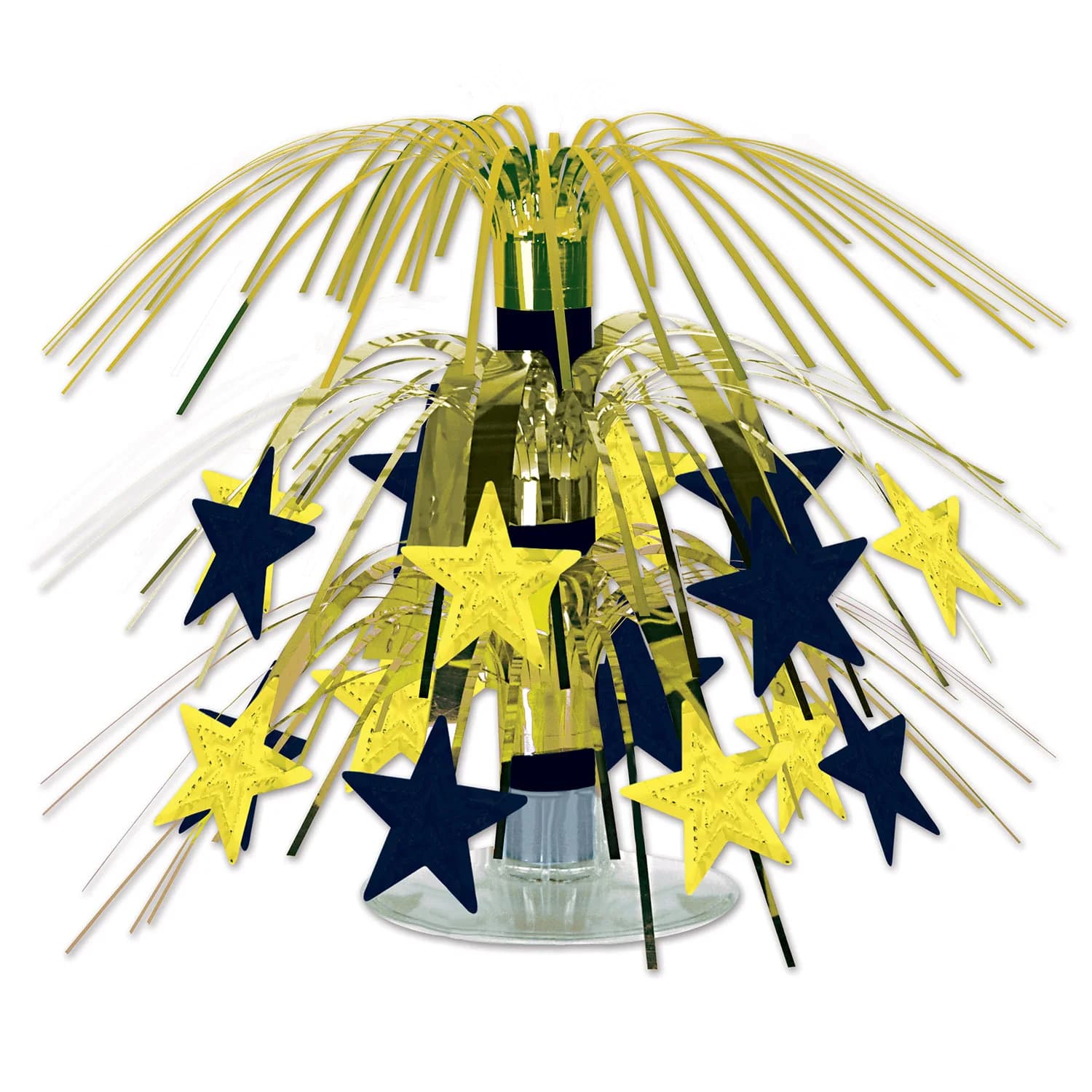Black & Gold Star Mini Cascade Centerpiece