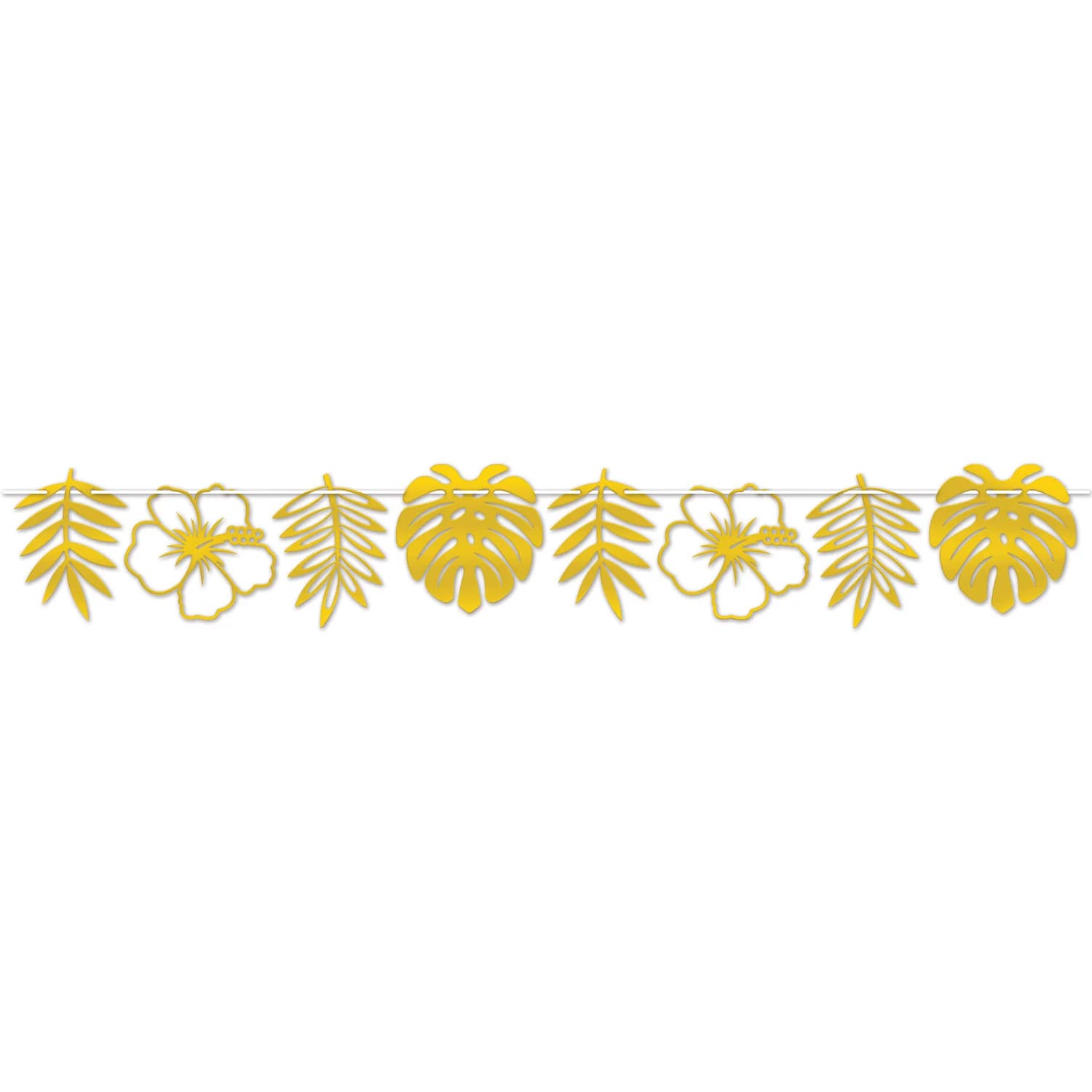 Floral Foil Die-Cut Streamer (2.36m)