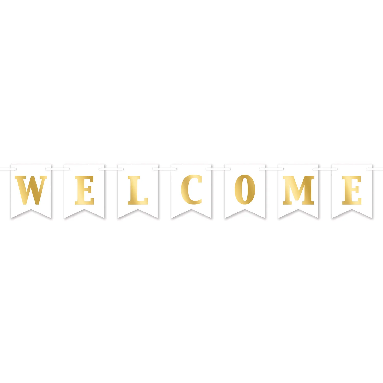 Foil Welcome Streamer (1.83m)