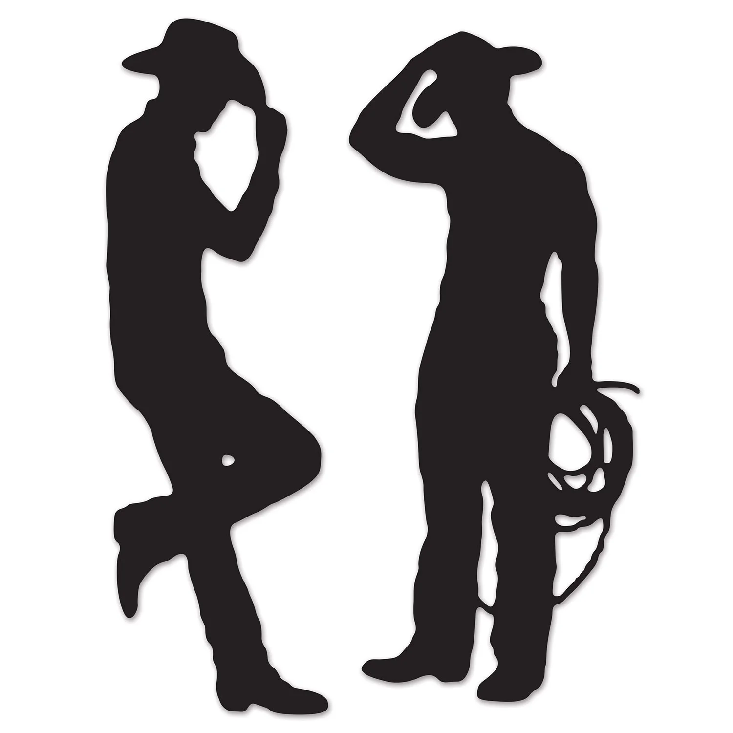 Cowboy Silhouettes - Pk 2