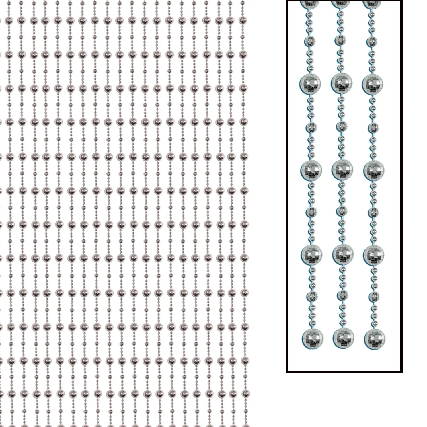 Disco Ball Bead Curtain (61x189cm)