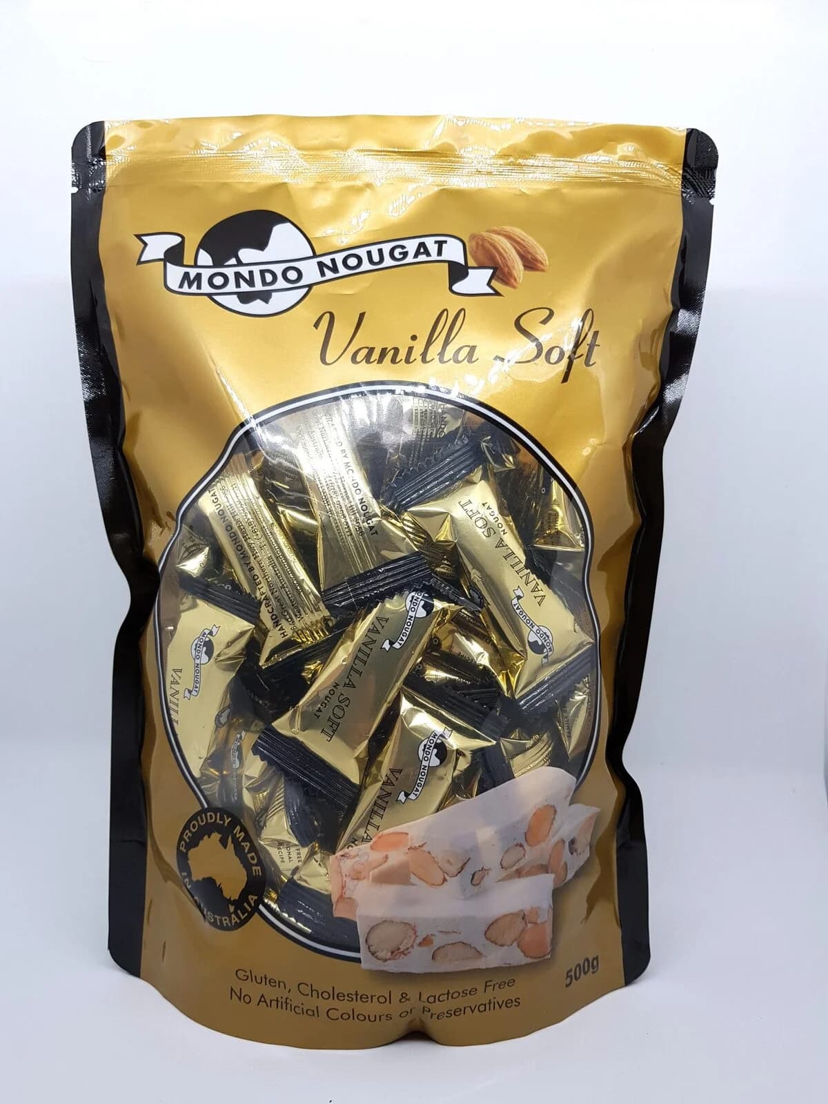 Mondo Nougat Vanilla Soft - 500g Bulk