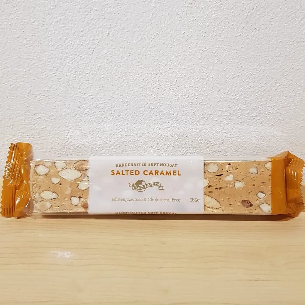 Mondo Nougat Salted Caramel Nougat Bar (45g)