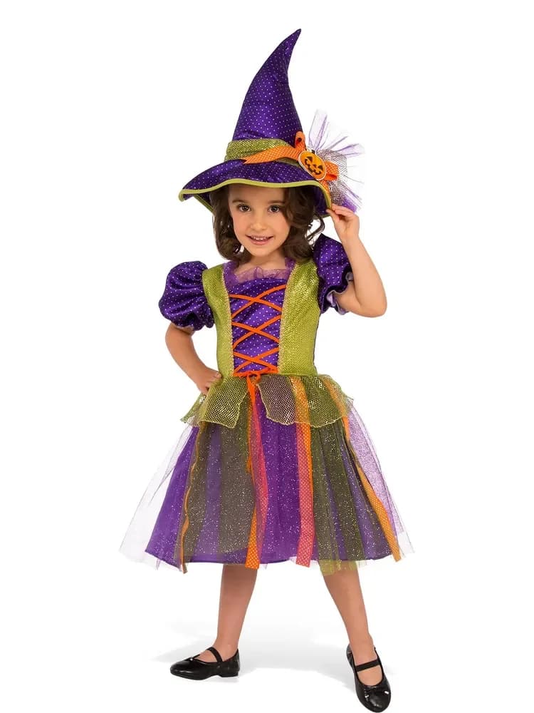 Kids Pumpkin Witch Costume