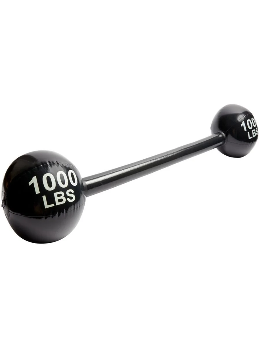 Inflatable Black Dumbbell