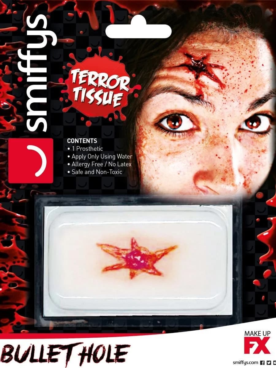 Horror Wound Transfer, Bullet Hole Wound