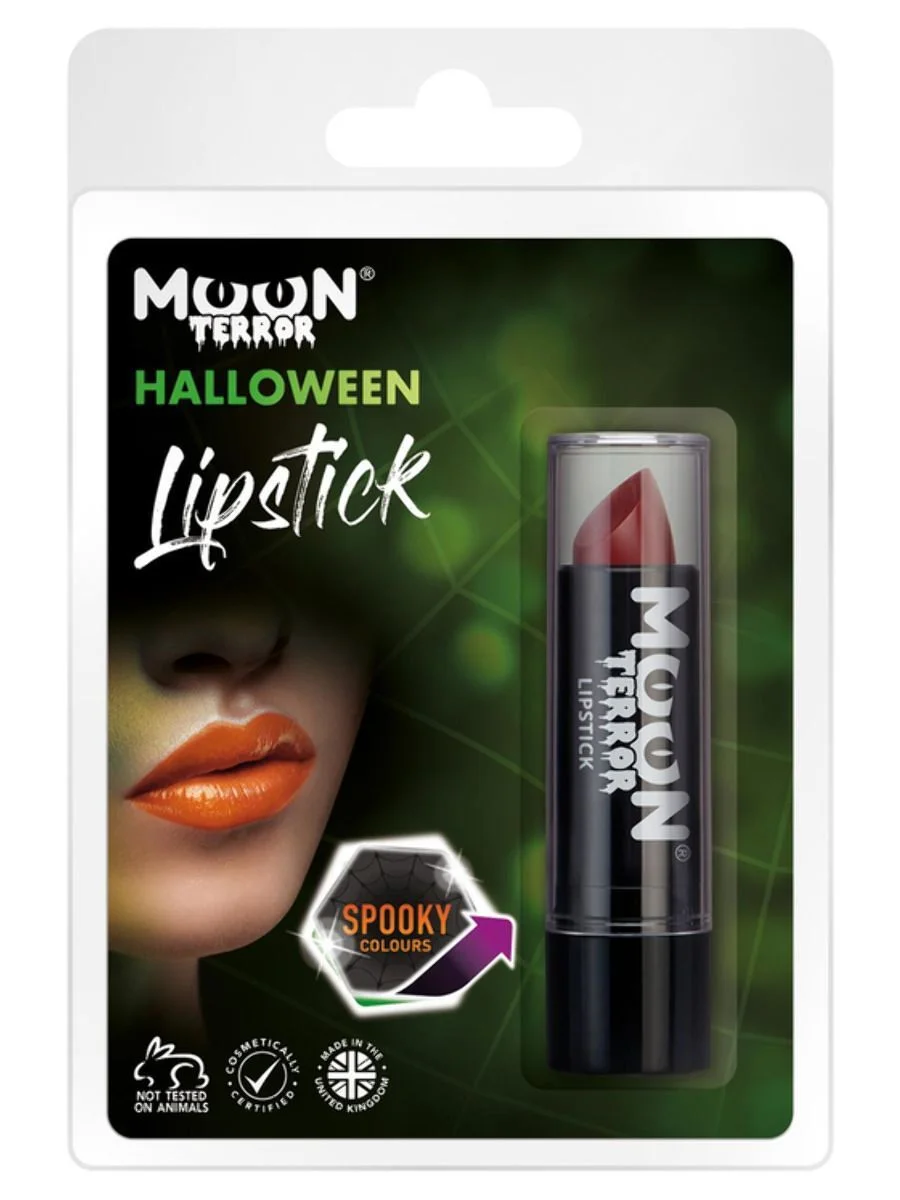 Moon Terror Halloween Lipstick, Red, Clamshell