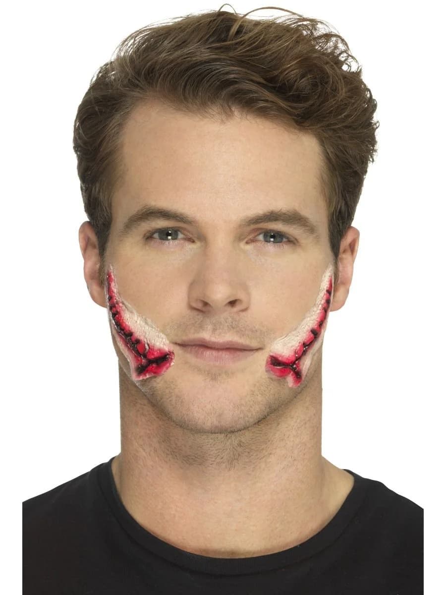 Latex Stitched Smile Prosthetic