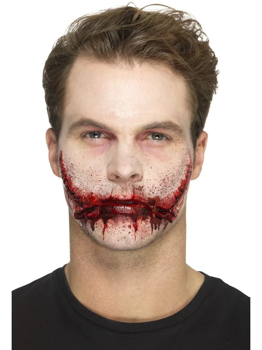 Latex Stitched Smile Prosthetic