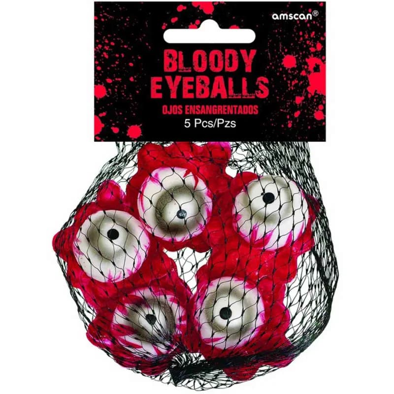 Bloody Eyeballs Props - Pk 5