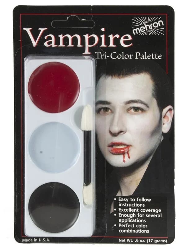 Mehron Tri-Colour Vampire Makeup Palette