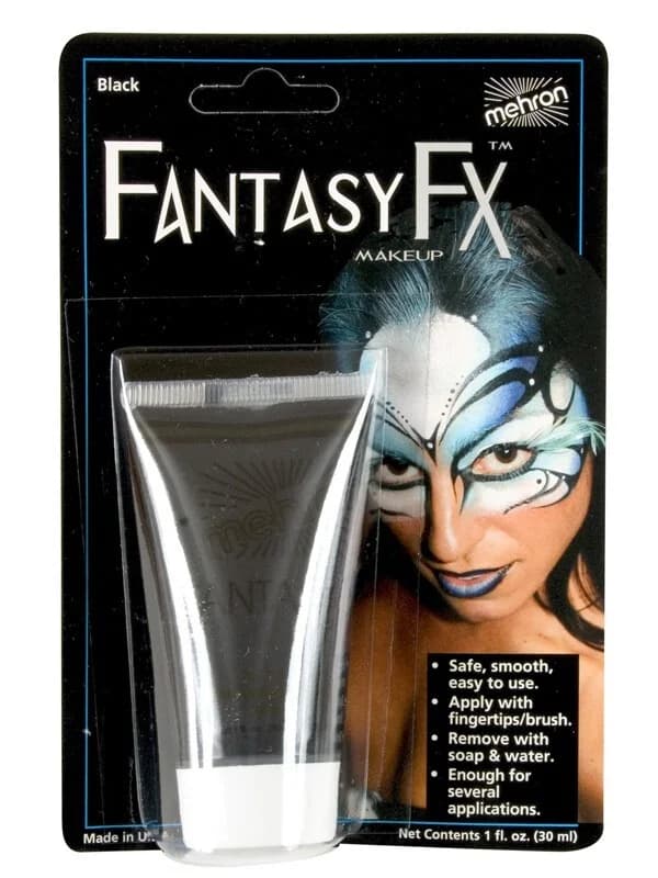 Mehron Black Fantasy FX Makeup Paint (30ml)
