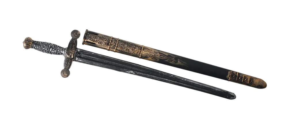 Knight's Sword And Sheath (75cm)