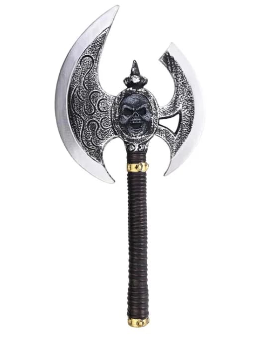 Medieval Skull Double Axe (73cm)