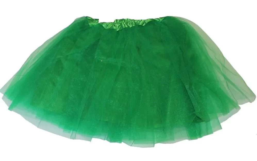 Adult's Green Layered Tutu Skirt (40cm)