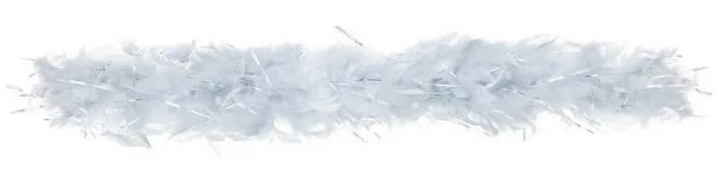 Silver Feather Boa (182cm)