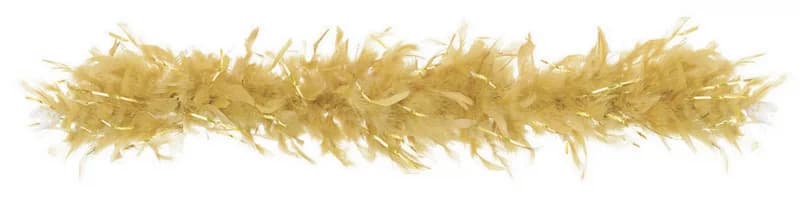 Gold Feather Boa (182cm)