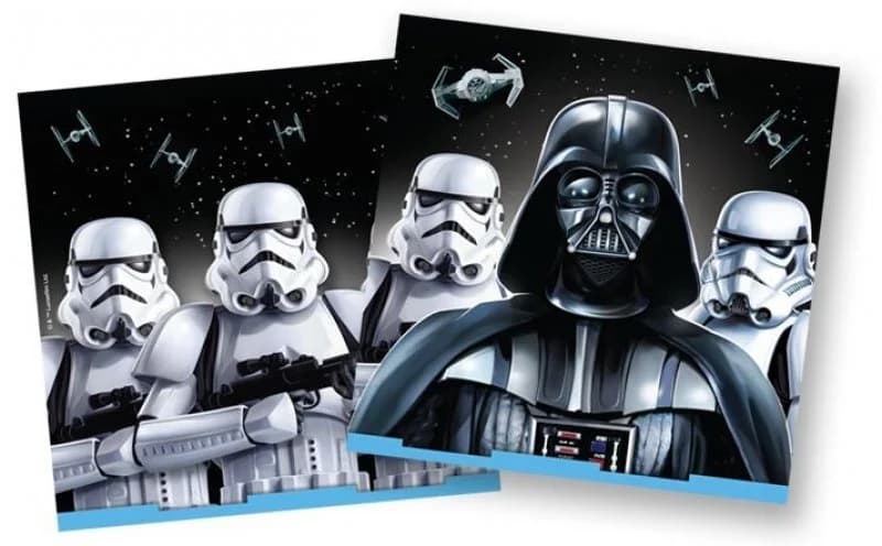 Classic Star Wars Paper Napkins (16cm) - Pk 16
