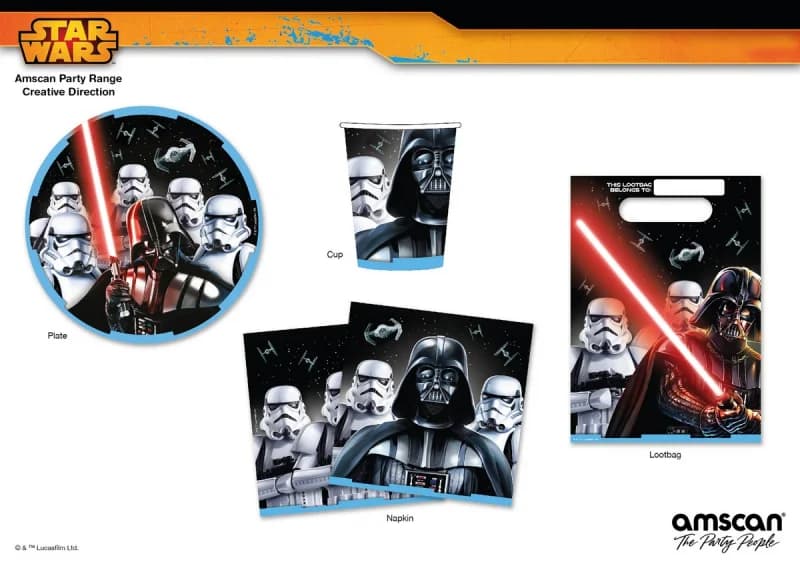 Star Wars Party Pack for 8