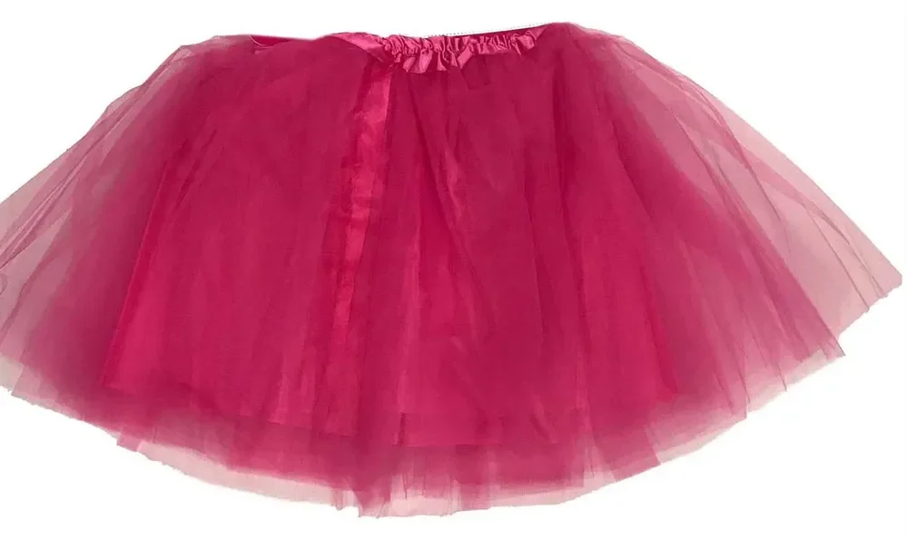 Adults Hot Pink 4-Layer Tutu (40cm)