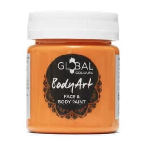 Orange UV Liquid Face & Body Paint (45ml)